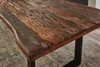 Baumkantentisch Rough Wood Platte 200 cm schwarz Ramon Produktbild-Vorschau 4