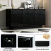 Merax Hochglanz Sideboard mit 3 Türen und 6 Fächern, Produktbild-Vorschau 5
