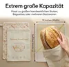 2er Set Brotaufbewahrungsbeutel aus Bienenwachs Leinen Produktbild-Vorschau 4