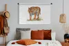 MuchoWow® Wandteppich Wandbehang Tiger - Gras - Bild Produktbild-Vorschau 4