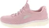 A side view of a pink Skechers shoe against a white background. Produktbild-Vorschau