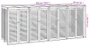 vidaXL Contenitore per rifiuti da 4 tonnellate 280x89x117 Anteprima dell’immagine prodotto 7