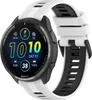 INF Bílý a Černý silikonový řemínek na hodinky pro Garmin Náhled obrázku produktu 3