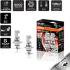 Product packaging and individual lamps for a car headlight. Produktbild-Vorschau