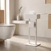 Relaxdays toiletrolhouder, met ruimte voor reserverollen, Productafbeelding-voorbeeld 2