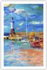 Poster - Poster ohne Rahmen - Leuchtturm Meer - 61x91,5 cm Produktbild-Vorschau 1