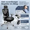 CLOUVOU CleverSeat Bürostuhl Ergonomisch Schreibtischstuhl Produktbild-Vorschau 2