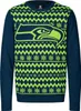 NFL Seattle Seahawks Ugly Sweater Big Logo 2-Color Produktbild-Vorschau 1