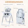 COSTWAY Hochstuhl Baby, Kinderhochstuhl mit Spielbügel, Produktbild-Vorschau 3
