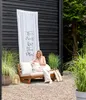 Dehner Gartenbank Palma, 2-Sitzer, mit Leinen-Polster und Produktbild-Vorschau 11