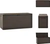 vidaXL Gartenbox Braun 116x44x55 cm -  Gartenboxen Produktbild-Vorschau 1