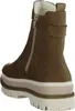 A single brown and beige boot is shown from the side and back. Produktbild-Vorschau