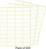 600 Stš¹ck Etiketten Selbstklebend, 38 x 19 mm Universal Produktbild-Vorschau 2