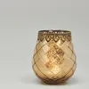 Vintage Kerzenglas Laterne als Outdoor Windlicht gold in 18 Produktbild-Vorschau 4