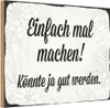 vianmo Holzschild 20x30 cm einfach mal machen Geschenk Produktbild-Vorschau 1