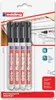 edding Permanentmarker 400 schwarz 1mm 4 Stück Blister Produktbild-Vorschau 6