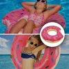 Aufblasbarer Donut Schwimmring 120 cm Pink XXL Poolring Produktbild-Vorschau 6