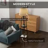 HOMCOM Lampadaire, lampe de salon sur pied, 2 étagères de Voir les images du produit 3