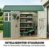 Geräteschuppen Gerätehaus Metall Gartenhaus Satteldach Produktbild-Vorschau 2