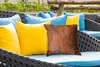 MuchoWow® Outdoor Kissen - Rost - Gelb - Orange - 40x40 cm Produktbild-Vorschau 4