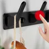 KOVOVÝ Stojan na ručníky do koupelny ČERNÝ Náhled obrázku produktu 3