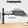Laptop-Ständer, Laptop Tray Desk Mount für 1 Laptop Produktbild-Vorschau 2
