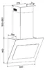 Amica KHF 665 651 S, 591 m³/h, Geleitet, A, A, E, 45 dB Produktbild-Vorschau 2