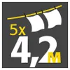 Juwel Rolldry 40142-Tendiary (21 m, extensible, largeur 120 Voir les images du produit 5