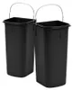 Hailo Seau intérieur PAIR 1226249 noir 2x8 litres Voir les images du produit 2