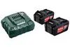 Metabo Akku Basis-Set (2x Werkzeugakku 4,0 Ah, 18 V Náhled obrázku produktu 2