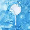 A white circular Apple Watch charger is submerged in ice cubes and water. Produktbild-Vorschau