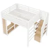 Merax Gaming Hochbett 160x200 cm, Metall Etagenbett Mit Produktbild-Vorschau 7