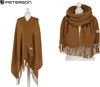 Peterson dames sjaal van polyester, lichtbruin, 180 x 70 cm Productafbeelding-voorbeeld 14