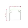 A diagram showing the dimensions of a product. Produktbild-Vorschau