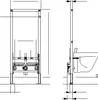Geberit Bidet-Element Duofix 112 cm für Wandmontage Produktbild-Vorschau 10