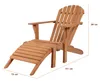 Liegesessel Adirondack Montreal Teak Produktbild-Vorschau 5