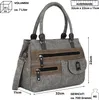 Damen Tasche Schultertasche Henkeltasche Handtasche Leder Produktbild-Vorschau 2
