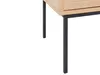 BELIANI Sideboard Heller Holzfarton Schwarze Metallbeine Produktbild-Vorschau 10