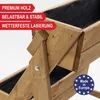 ONBEST Pflanztreppe Holz | 3-stöckig | mit Innenvlies | 3 x Produktbild-Vorschau 7