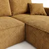 AMBER L Ecksofa mit Schlaffunktion und Bettkasten – Cord Produktbild-Vorschau 4