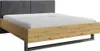Schlafzimmer Set 3-teilig mit Bettgestell 180x200 cm modern Produktbild-Vorschau 5