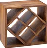 Casier à vin KANOI bois de sheesham massif 40x40x25cm Voir les images du produit 6
