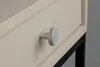 Boutons de meubles ronds et élégants en aluminium argenté, Voir les images du produit 2