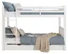 Homestyle4u Etagenbett 90x200 für Kinder 2 Matratzen Produktbild-Vorschau 13