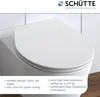 SCHÜTTE WC sedátko Duroplast SLIM WHITE, WC sedátko s Náhled obrázku produktu 2