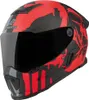Bogotto Rapto Demon Helm, grau/rot matt, L Produktbild-Vorschau 1