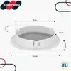 KOTARBAU® Grille d'aération 100 mm Rond Bride Blanc Voir les images du produit 3