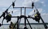 Mikado Arc Pod 3 Rod Pod Schwarz Jedna velikost Náhled obrázku produktu 4