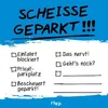 Scheiße geparkt - Klebezettel Produktbild-Vorschau 1