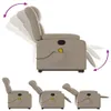 Massagesessel mit Aufstehhilfe Cappuccino-Braun Kunstleder Produktbild-Vorschau 6